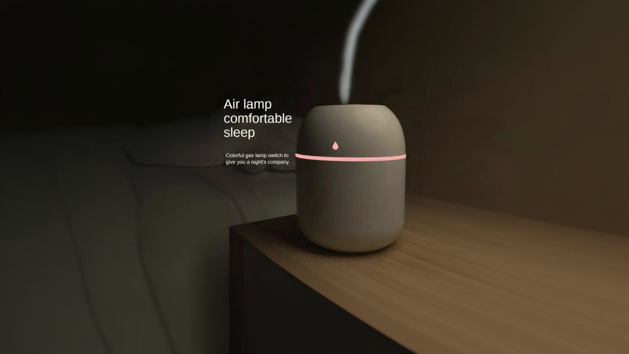 Humidificador USB Difusor de Aromas Portátil para el Hogar Humidificador Eléctrico de Escritorio de 220 ml con Pulverizador de Perfumes y Fragancias para el Hogar